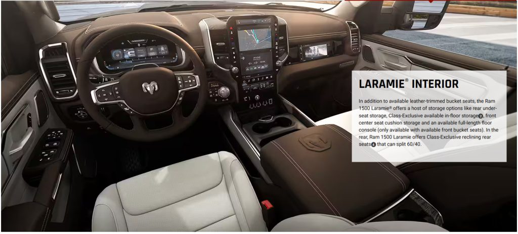 2025 RAM Luxury Interior