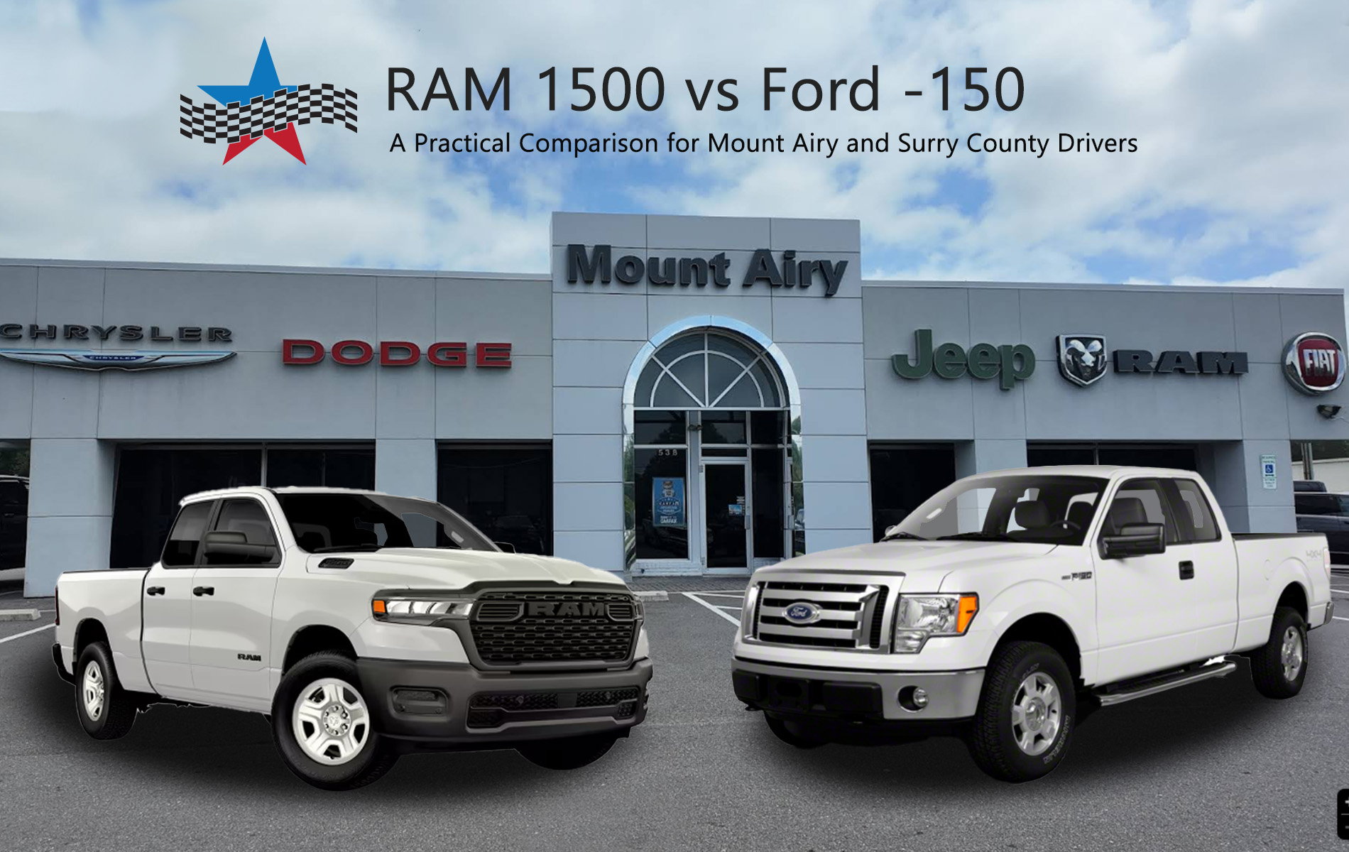 Focus Keyphrase: RAM 1500 vs Ford F-150 Mount Airy NC
