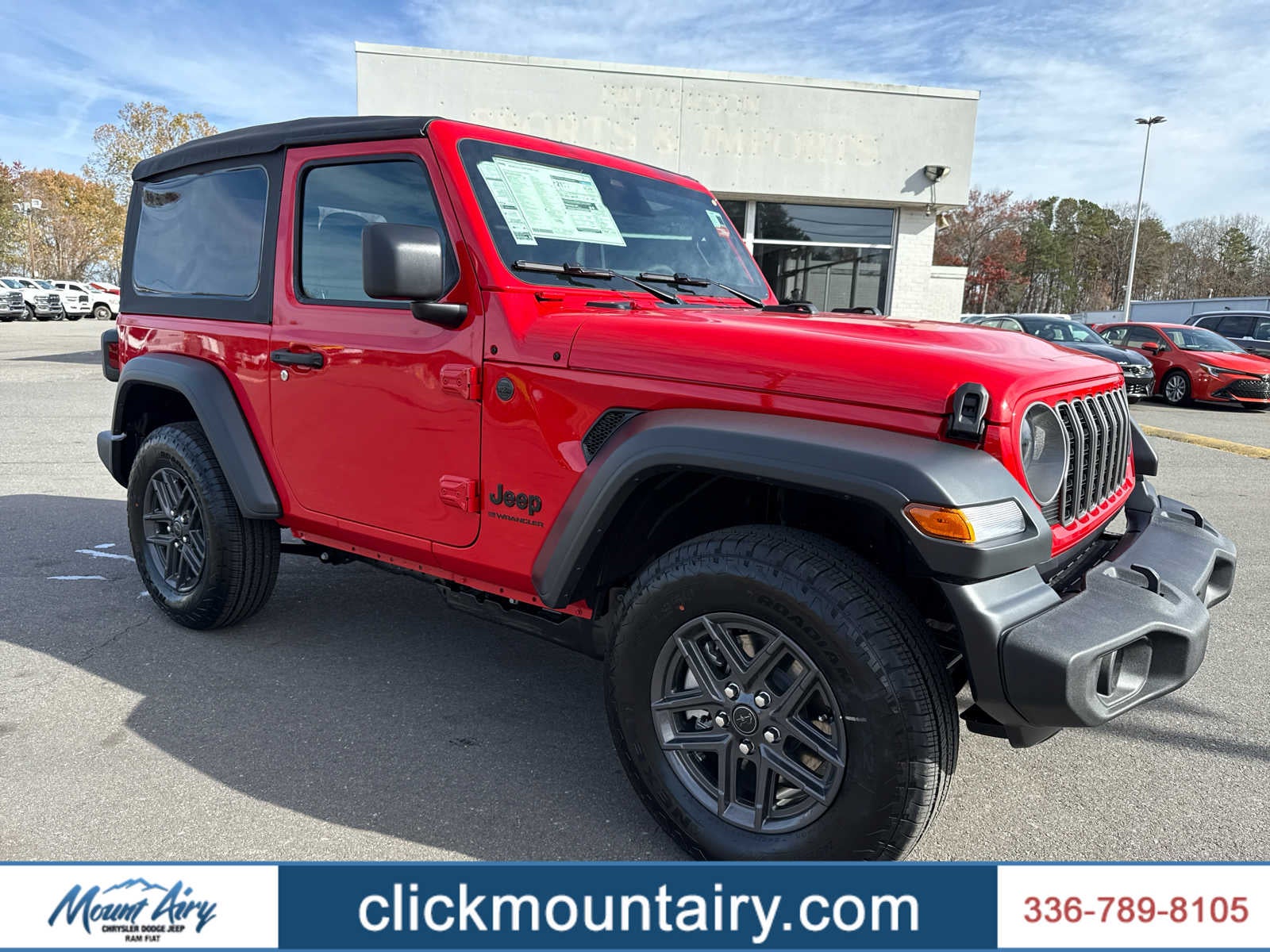 2026 Jeep Wrangler WRANGLER 2-DOOR SPORT S