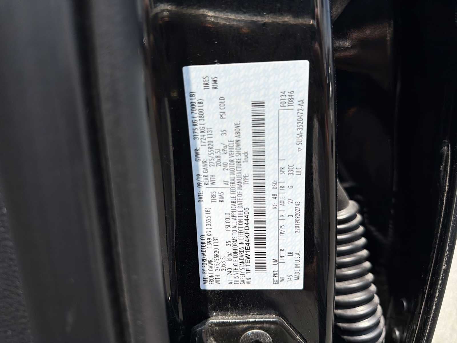 2019 Ford F-150 LARIAT