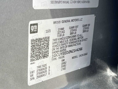 2022 Chevrolet Silverado 1500 LTD RST