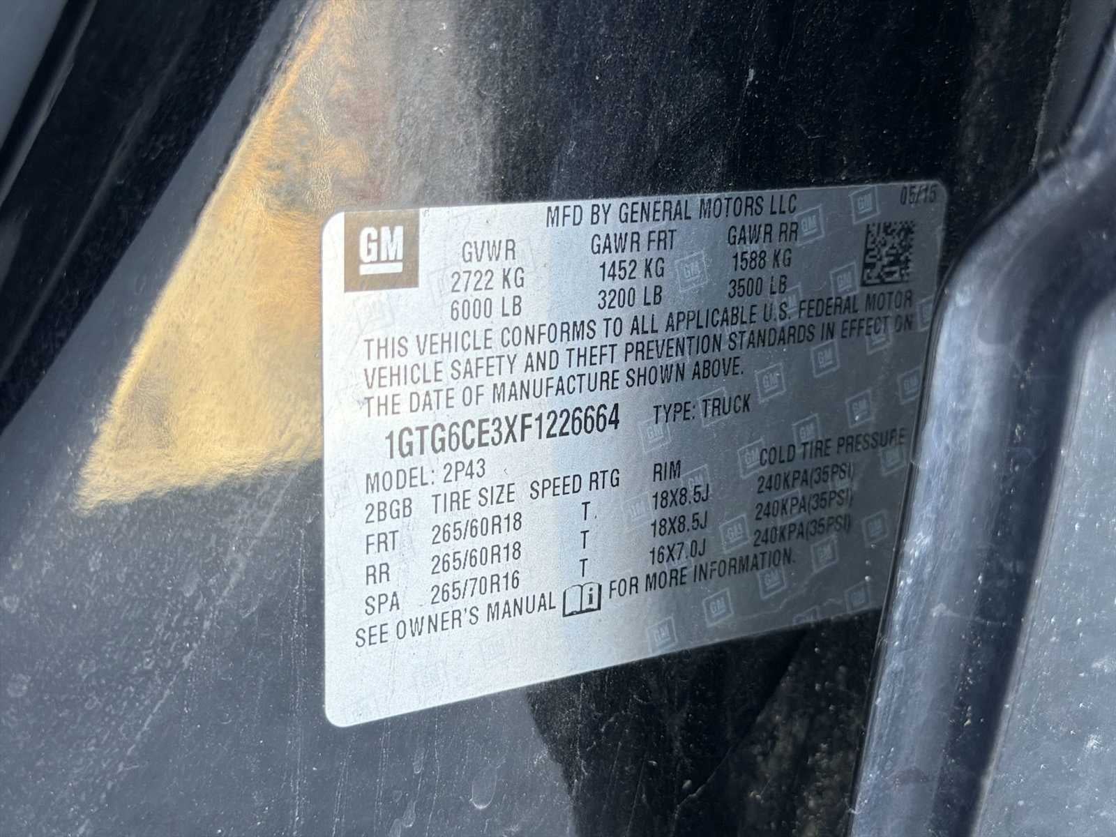 2015 GMC Canyon 4WD SLT