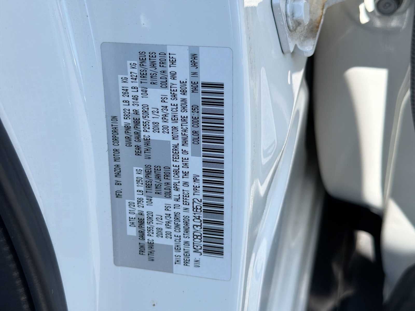 2020 Mazda Mazda CX-9 Grand Touring