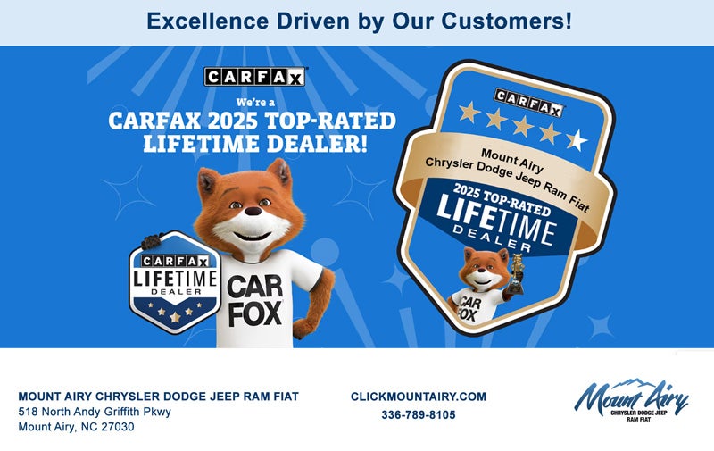 Mount Airy Chrysler Dodge Jeep Ram FIAT in Mount Airy NC