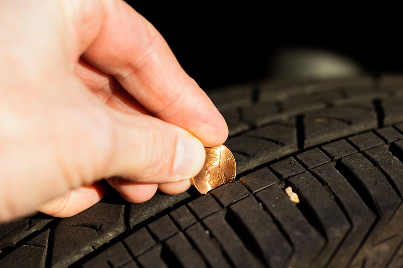 tire penny check Mount Airy Chrysler Dodge Jeep Ram FIAT in Mount Airy NC